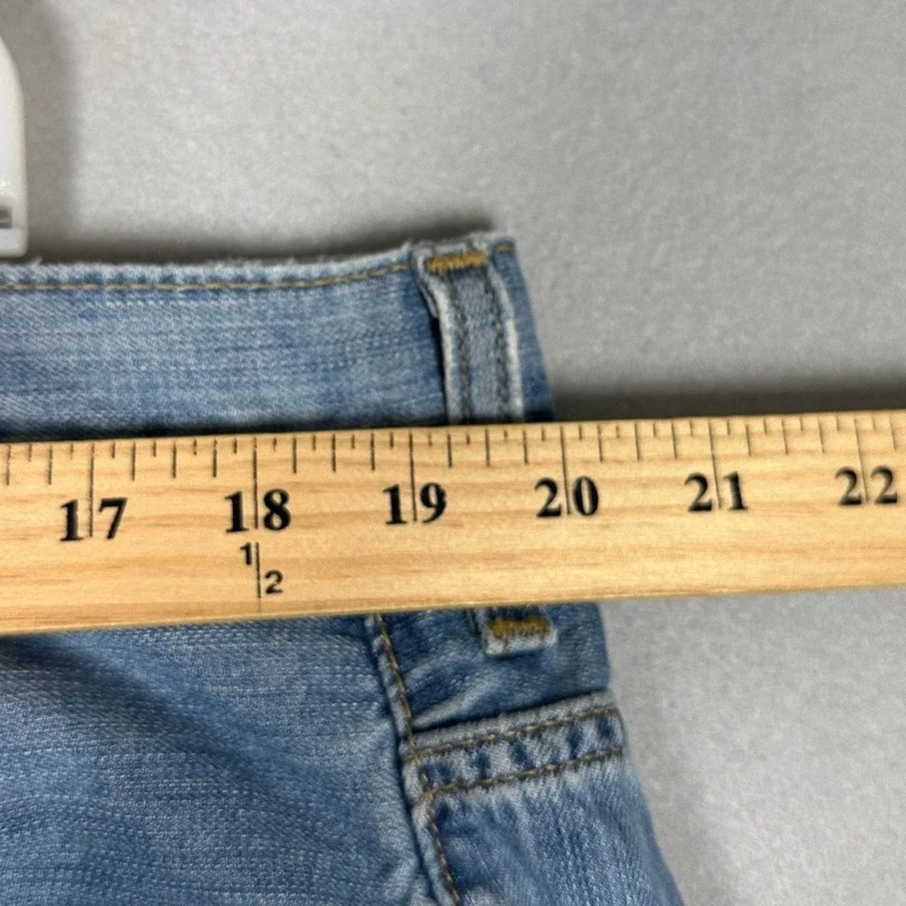 Levis 569 Jeans Mens 38X30 Light Wash Blue Loose Straight Leg 5-Pocket Denim